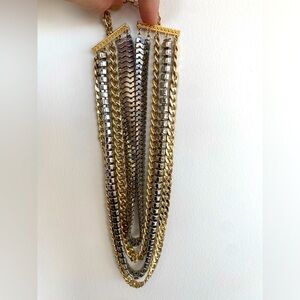 Women’s Gold and Silver Necklace